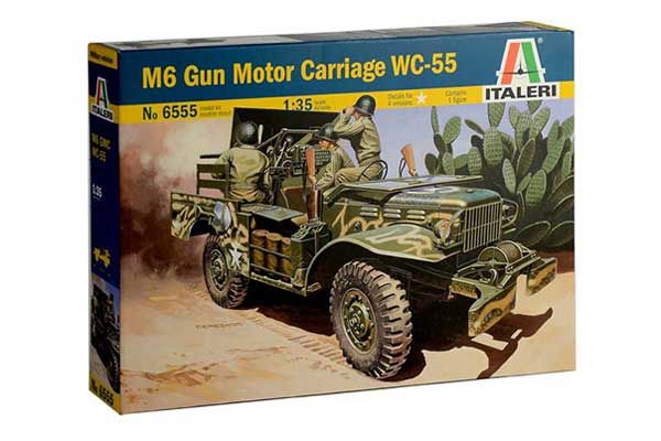 M6 GUN MOTOR CARRIAGE WC-55 (ITALERI 6555) 1/35