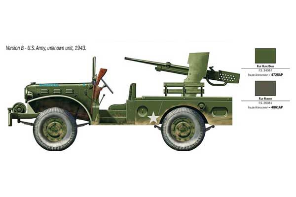 M6 GUN MOTOR CARRIAGE WC-55 (ITALERI 6555) 1/35