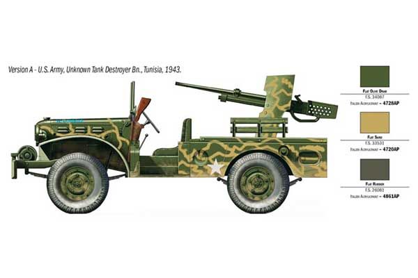 M6 GUN MOTOR CARRIAGE WC-55 (ITALERI 6555) 1/35