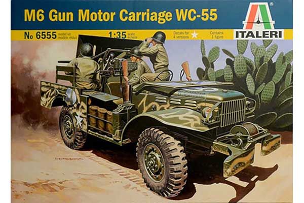 M6 GUN MOTOR CARRIAGE WC-55 (ITALERI 6555) 1/35