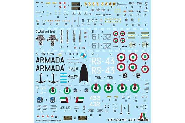 MB 339A (ITALERI 1354) 1/72