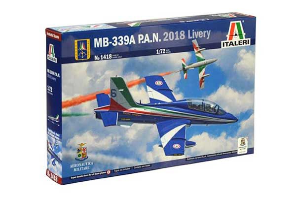 MB-339A P.A.N. 2018 Livery (ITALERI 1418) 1/72