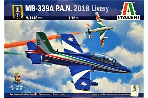 MB-339A P.A.N. 2018 Livery (ITALERI 1418) 1/72