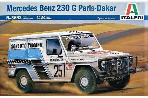 Mercedes Benz 230G Paris-Dakar (ITALERI 3692) 1/24 Mercedes Benz 230G Paris-Dakar (ITALERI 3692) 1/24