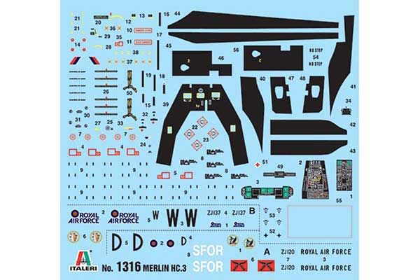 Merlin HC.3 (ITALERI 1316) 1/72
