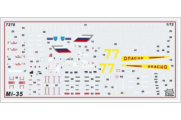 Ми-35М (ZVEZDA 7276) 1/72