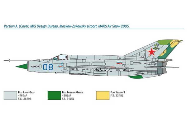 MiG-21 Bis ''Fishbed'' (ITALERI 1427) 1/72