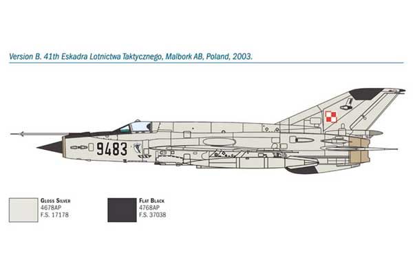 MiG-21 Bis ''Fishbed'' (ITALERI 1427) 1/72