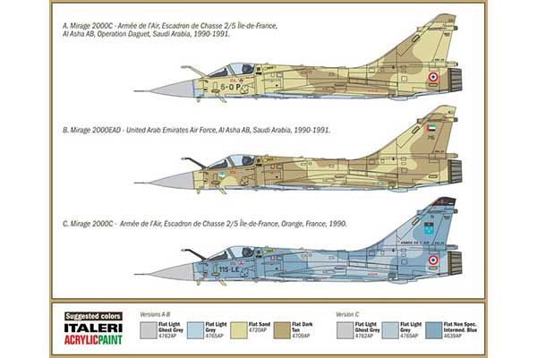 Mirage 2000C (ITALERI 1381) 1/72