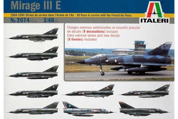 Mirage III E Armee De L'air (ITALERI 2674) 1/48