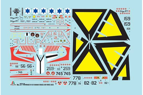 Mirage lll CJ Aces (ITALERI 2718) 1/48