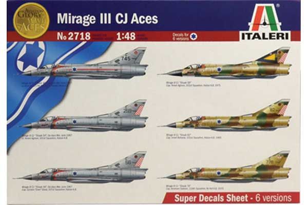 Mirage lll CJ Aces (ITALERI 2718) 1/48