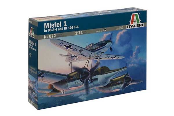 Mistel 1 Ju 88 A - 4 і Bf 109 F - 4  (ITALERI 072) 1/72