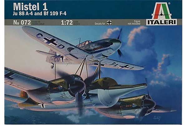 Mistel 1 Ju 88 A - 4 и Bf 109 F - 4  (ITALERI 072) 1/72 Mistel 1 Ju 88 A - 4 и Bf 109 F - 4  (ITALERI 072) 1/72