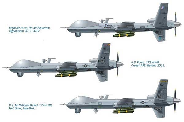 MQ - 9 Reaper (ITALERI 1320) 1/72