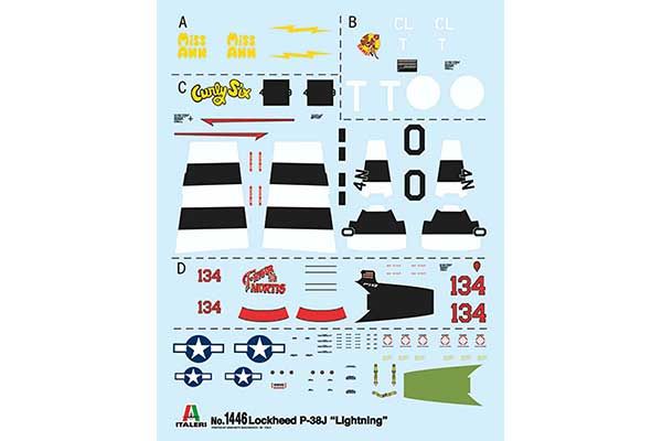 P-38J Lightning (ITALERI 1446) 1/72