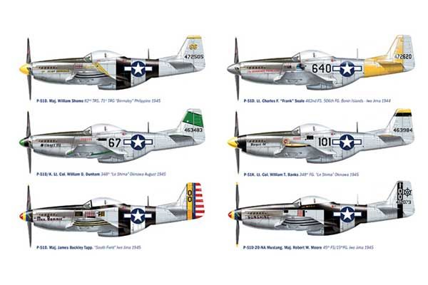 P-51 D/K Pacific Aces (ITALERI 2743) 1/48