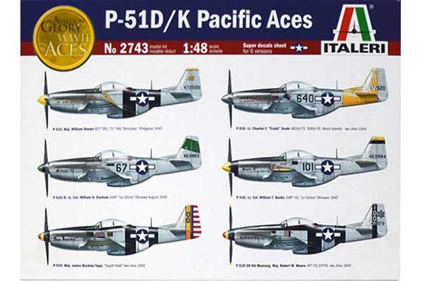 P-51 D/K Pacific Aces (ITALERI 2743) 1/48