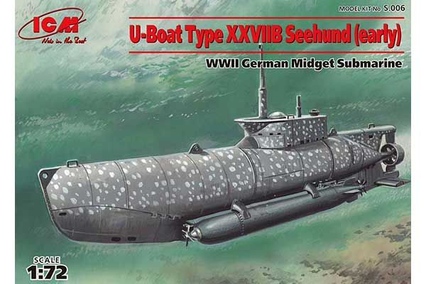 Підводний човен типу XXVII "Seehund" (рання) (ICM S.006) 1/72