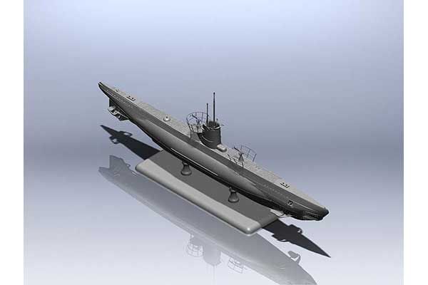 U-Boat Type IIB (1943 р) (ICM S.010) 1/144