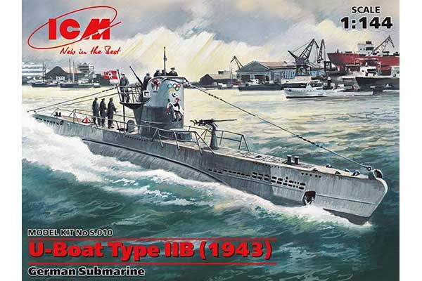 U-Boat Type IIB (1943 р) (ICM S.010) 1/144