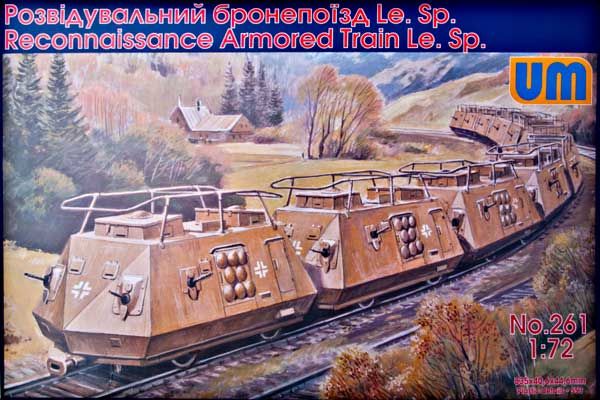 Разведывательный бронепоезд Le.Sp (UNIMODELS 261) 1/72