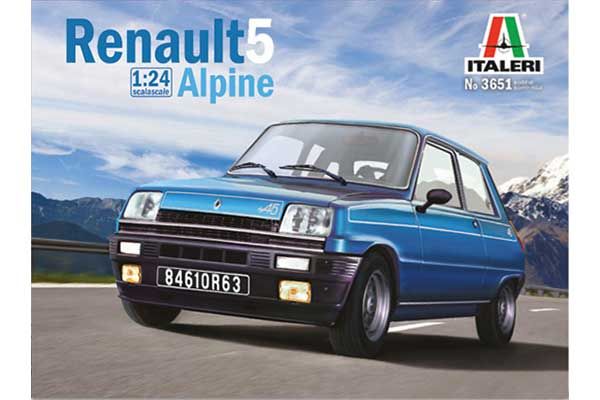 Renault 5 Alpine (ITALERI 3651) 1/24 Renault 5 Alpine (ITALERI 3651) 1/24