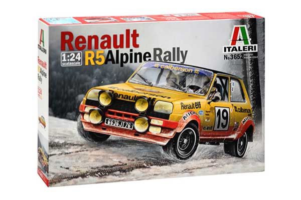 Renault R5 Alpine Rally (ITALERI 3652) 1/24