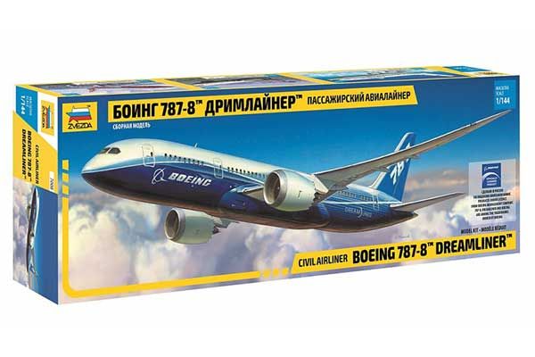 Боинг 787 "Дримлайнер" (ZVEZDA 7008) 1/144