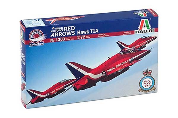 Red Arrows Hawk T1A (ITALERI 1303) 1/72