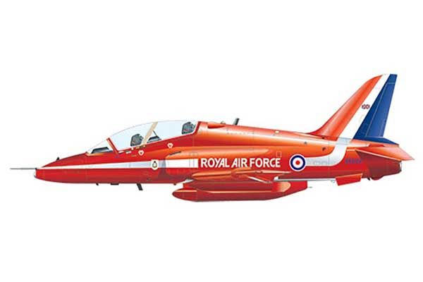 Red Arrows Hawk T1A (ITALERI 1303) 1/72