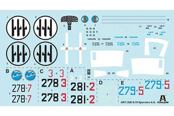 S.79 Sparviero (ITALERI 1290) 1/72