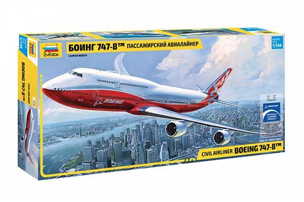 Boeing 747-8 (Zvezda 7010) 1/144