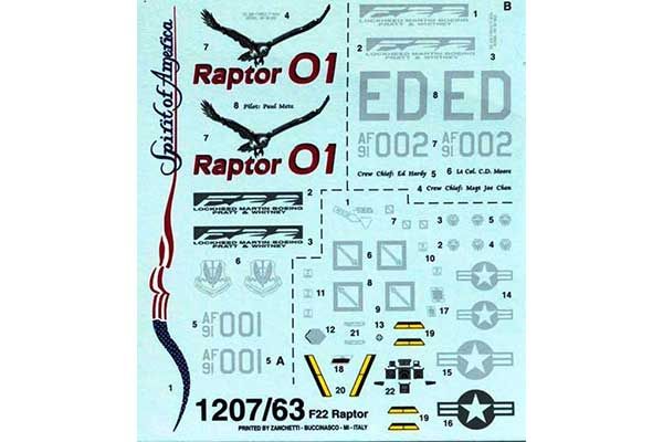 F-22 "Raptor" (Italeri 1207) 1/72