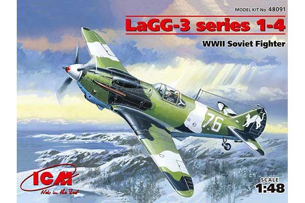 ЛаГГ-3 серия 1-4 (ICM 48091) 1/48