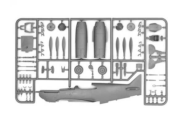 ЛаГГ-3 серия 7-11 (ICM 48093) 1/48