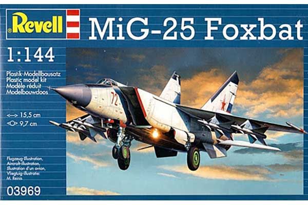 МиГ-25 Foxbat (Revell 03969) 1/144 МиГ-25 Foxbat (Revell 03969) 1/144