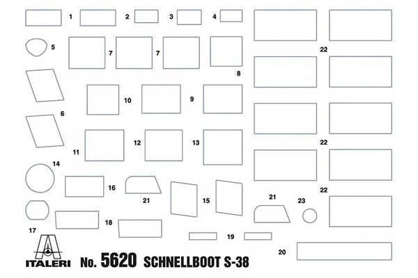 SCHNELLBOOT Typ S-38 (ITALERI 5620) 1/35