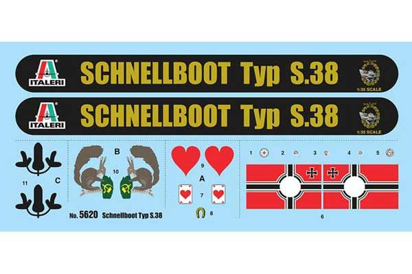 SCHNELLBOOT Typ S-38 (ITALERI 5620) 1/35