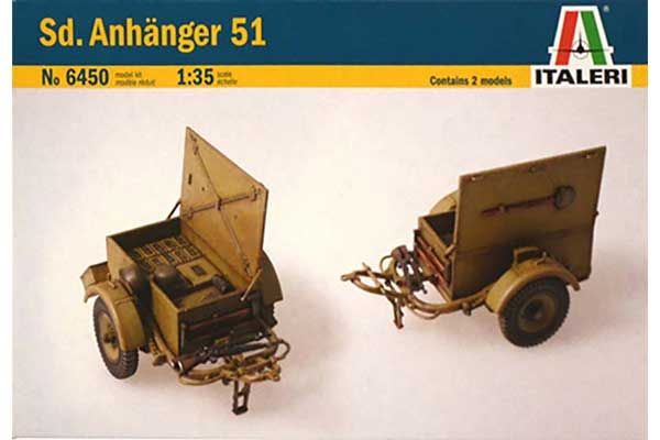 Прицеп SD. ANHANGER 51 (ITALERI 6450) 1/35 Прицеп SD. ANHANGER 51 (ITALERI 6450) 1/35