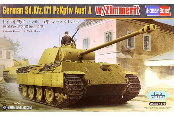 Sd.Kfz.171 PzKpfw Ausf A с циммеритом (Hobby Boss 84506) 1/35