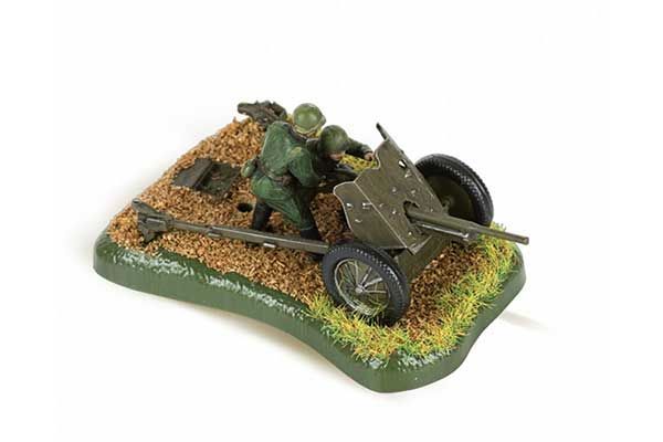 Радянська протитанкова 45-мм гармата з розрахунком (ZVEZDA 6112) 1/72