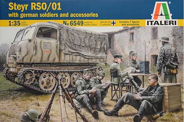 STEYR RSO/01 с германскими солдатами (ITALERI 6549) 1/35 STEYR RSO/01 с германскими солдатами (ITALERI 6549) 1/35