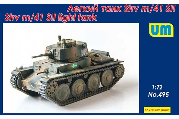 Strv m/41 SII (UNIMODELS 495) 1/72 Strv m/41 SII (UNIMODELS 495) 1/72