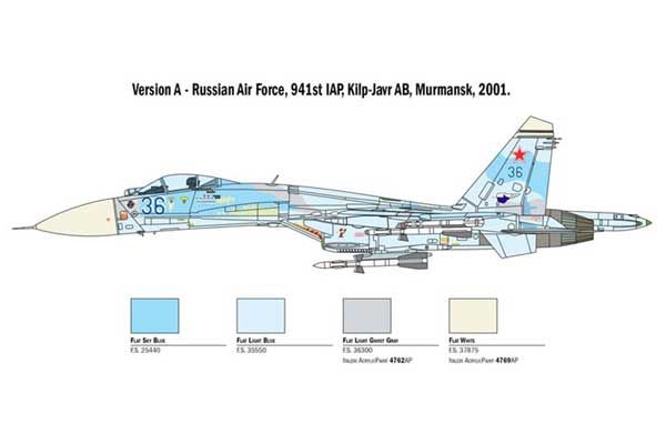 Су-27 Flanker (ITALERI 1413) 1/72