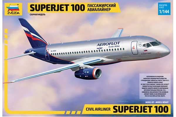 Superjet 100 (ZVEZDA 7009) 1/144 Superjet 100 (ZVEZDA 7009) 1/144