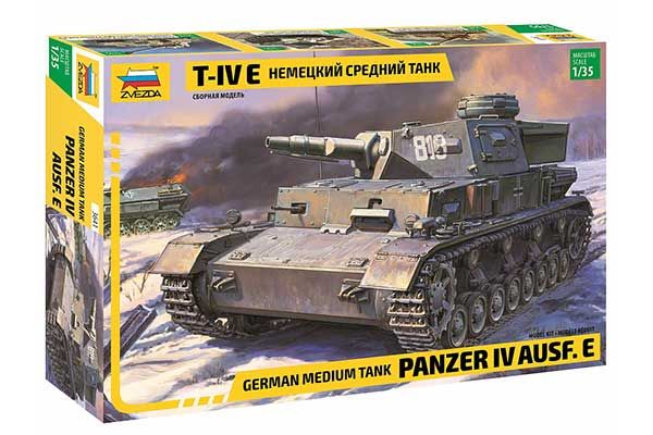 Т-IV E Німецький танк (ZVEZDA 3641) 1/35