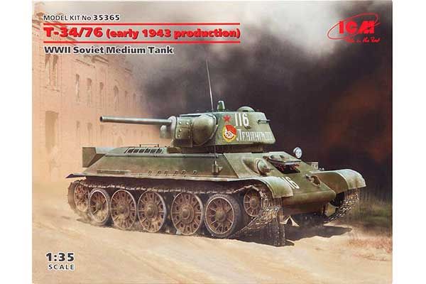 T-34/76 (1/35) ICM 35365 T-34/76 (1/35) ICM 35365