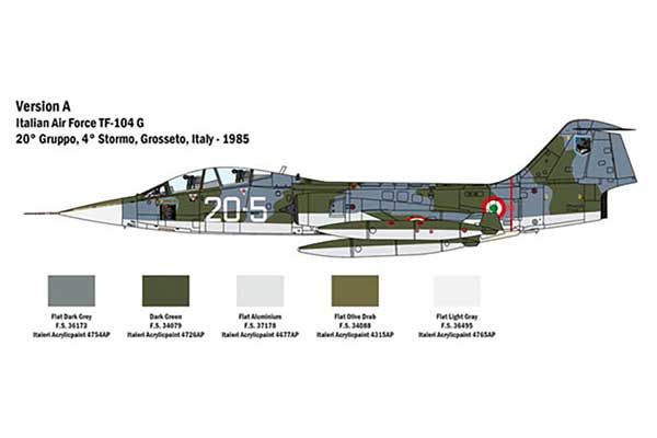 TF-104 G Starfighter (ITALERI 2509) 1/32
