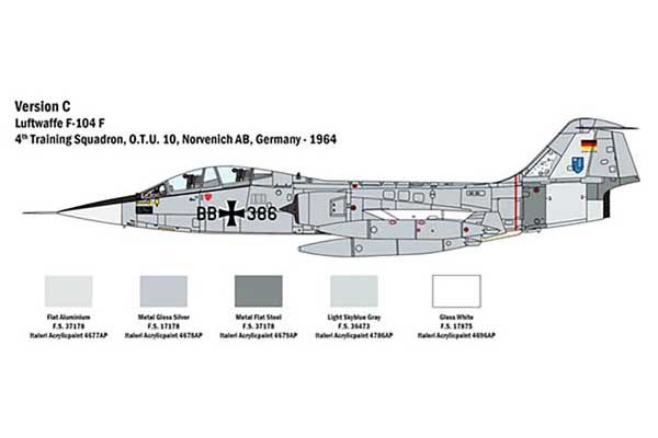 TF-104 G Starfighter (ITALERI 2509) 1/32